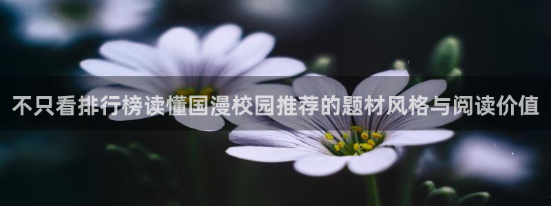 梦漫漫画作品分类：不只看排行榜读懂国漫校园推荐的题材风格与阅读价值